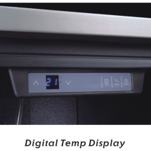 Kegerator- 163L, Indoor or Outdoor, LED Display, Stainless Steel and Reversible Door thumbnail-4