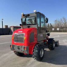 China Famous Brand HZM 811 810B 811T 1000kg Skid Steer Wheel Loader With New CE thumbnail-2