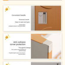 Armario de almacenamiento para niños a prueba de agua de plástico ABS – Solución de almacenamiento ecológica y sin olor para escuelas y gimnasios thumbnail-3