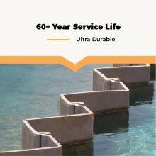 High Strength Composite Seismic Resistant Plastic PVC Sheet Piles for Landslide Prevention thumbnail-2