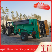 Fully Automatic Three-wheel Manure Spreader, Fertilizer Applicator for Tujia Fat Cattle Farm, Diesel-powered Manure Spreader thumbnail-4