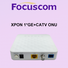 Focuscom FC2001-T XPON ONU 1GE+CATV Single Port High-Speed Optical Network Terminal Dual Mode GPON/EPON Bridge Modem for FTTH Solution and CATV System thumbnail-1