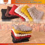 2015 Fashion Knit Twist Acrylic Bow Winter Skating Headband