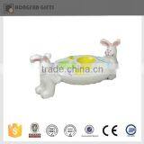 Hot Sell Funny Bunny Stand Ceramic Easter Egg Holder thumbnail-1