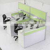 High Wall Office Cubicle Workstation Design for 2 People (SZ-WSB363)