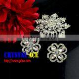 Zinc Alloy Crystal Stone Brooch, Crystal Rhinestone Strass Brooch Pins Wholesale for Wedding Dress thumbnail-2