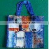 Color Woven Fabric Shopping Bag thumbnail-1