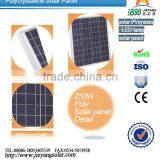 Photovoltaic Cheap pv Solar Panel / Solar Module 250W for 10KW / 15KW / 20KW / 30KW / 50KW / 100KW/ 500KW thumbnail-2