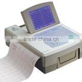 12 Channel Portable ECG Machine with 5.7" LCD and CE Certification