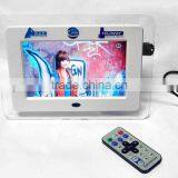 7 Inch Digital Photo Frame Single & Multiple Function,Support Video & Picture