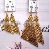 Metal shinny bling paillette earring