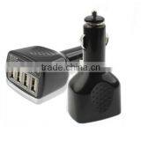 Multiple USB Car Charger ,retractable Car Chargers 5 Port 5.1a Car Charger High Output