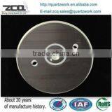 Polished Fused Silica Glass Quartz Glass Discs With Holes thumbnail-2