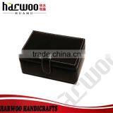 3 Slots pu Leather Watch Box,elaborate pu Leather Watch Display Box,custom Leather Watch Packaging