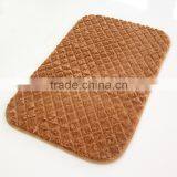 Bathroom Door Mat Polyester Bathroom Mat Super Soft Room Mat With Anti-slip Base thumbnail-5