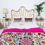 Hand Embroidered Suzani Throw Indian Uzbek Suzani Wall Hanging Suzani Tapestry Suzani Blanket Suzani Bedding thumbnail-2