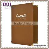 Screw Menu Book Holder Restaurant Menu Cover Menu Cover / Genuine Leather Menu thumbnail-5