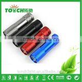 9 Led Mini Flash Torch High Quality New Design Pocket Torch Flash Light Lamp Camping for 3*AAA Battery thumbnail-5