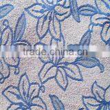 SGS 100% polyester velvet fabric flowers