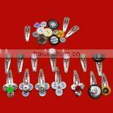 Button Hair Pin/DIY Button/plastic Button thumbnail-1