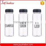 JoyShaker - 500ML Transparent Color My Bottle Logo Sport Plastic Fruit Juice Water Bottle thumbnail-3