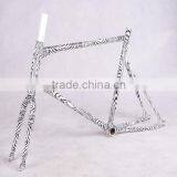 29er High and Brush Finish Titanium Full Suspension Bike Frame thumbnail-3