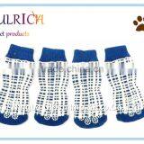 S8 New Design Cotton Checks Knitted Dog Socks thumbnail-3