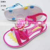 New style footwear 2016 PVC jelly girls sandals