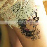 DIY 2015 Promotional Gift Fashionable Safe&non-toxic Waterproof Leg Tattoo Sticker for Women thumbnail-1