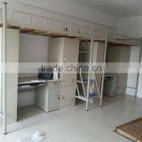 Ningbo CE Double Decker Metal Bed With Desk and Storage thumbnail-1