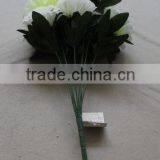 Latest Style 9 Heads Artificial Flower Plastic Flower Bouquet thumbnail-4