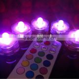 Wholesale Remote Control LED Submersible Muti-color Tealight For Wedding Decoration
