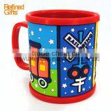 Menufacture China PVC Rubber Coffee Cup Mug Train Mugs Creative Gift thumbnail-3