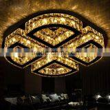 Hot Selling 60W LED Ceiling Lamp Stainless Steel K9 Crystal Decoration Ceiling Lamp thumbnail-1