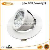 High Brightness Rotable Recessed Led Downlight 30w thumbnail-3