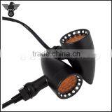 Casting Aluminum Heavy Duty Black Turn Signal for Harley Motorcycle thumbnail-2