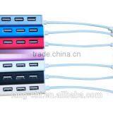 USB 3.1 Type-C to 3-Ports USB 2.0 Hub + RJ45 Lan Adapter thumbnail-1