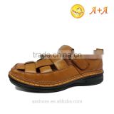 2016 new style mens leather sandals