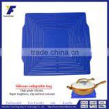 2 Shape Silicone Bowl and Plate Placemat Heat Insulation Washable Tablet Mat