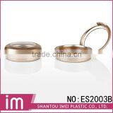 Luxury Shiny Round Cosmetic Empty Eyeshadow Case thumbnail-2