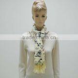 TYLF17 Funny Print Knitting Scarf