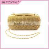 Wholesale Fashion Gold Clutch Evening BagMetal Frame thumbnail-6