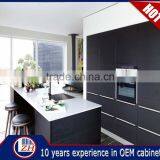 Factory Direct Black High Gloss Modular Lacquer Kitchen Cabinets With Top Quality thumbnail-1
