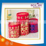 Custom Wholesale Hot Sale New Design Luxury Round Red Wedding Packaging Box thumbnail-5