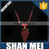 Women's Sweater Accessories Brown Leather Tassel Necklaces thumbnail-6