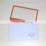 Hot Sale Business Card Pvc Magnifier / Pvc Magnifier / Card Size Magnifying Glass