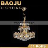 Hammered Gold Pendant Crystal Light Fittings