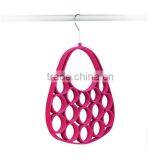 Velvet Flocked Scarf Tie Hanger, Purse Style thumbnail-6