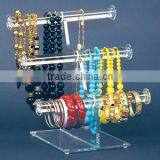 3-tiers Clear Acrylic Display Stand for Bracelet/necklace/bangle