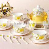 Hot Sale Good Quality Creative Customized Bone China Ceramics Tea Set thumbnail-3